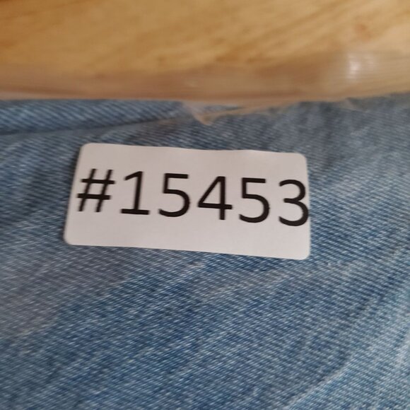 Old Navy Jeans Womens Size 16 Blue Maternity Distressed Stretch Demin Wide Leg - Picture 9 of 9